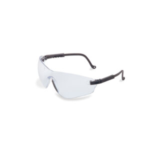 Uvex™ By Honeywell Falcon® Safety Glasses With Black Plastic Frame And Clear Polycarbonate Ultra-dura® Anti-Scratch Hard Coat Lens