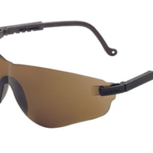 Uvex™ By Honeywell Falcon® Safety Glasses With Black Plastic Frame And Espresso Polycarbonate Uvextreme® Anti-Fog Lens