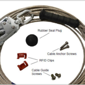 Miller® by Honeywell 100'' Galvanized Steel Replacement Cable Kit