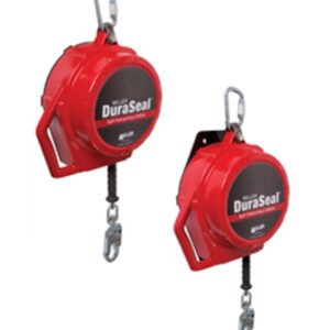 Honeywell 130" Miller® Self-Retracting  Stainless Steel Lifeline With Cable Sling, Tagline, 2 Carabiners And 4-Hole Mounting Plate