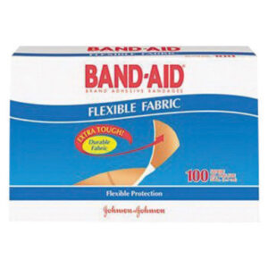 Johnson & Johnson 3/4" X 3" Band-Aid® Flexible Fabric Strip Adhesive Bandage (100 Per Box)