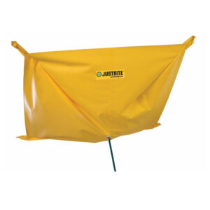Justrite® 5' X 5' Yellow PVC Temporary Ceiling Leak Diverter