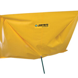 Justrite® 7' X 7' Yellow PVC Temporary Ceiling Leak Diverter