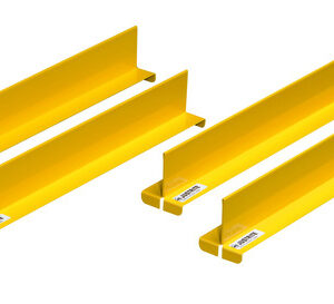 Justrite® 14 5/32" X 2" X 2 1/64" Yellow Steel Shelf Dividers (Set Of 4)