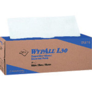 Kimberly-Clark Professional* WYPALL* L30 16.400" X 9.800" White Double Reinforced Crepe General Purpose Wiper (120 Per Pop-Up® Box, 6 Box Per Case)