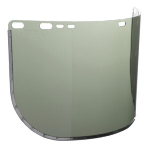 Kimberly-Clark Professional* Jackson Safety* Model F30 9" X 15 1/2" X .04" Light Green Aluminum Bound Acetate Faceshield For Use With Headgear