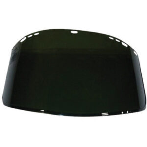 Kimberly-Clark Professional* Jackson Safety* Model F40 9" X 15 1/2" X .06" Dark Green Unbound Propionate Faceshield For Use With Headgear