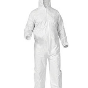 Kimberly-Clark Professional* Large White KleenGuard* A35 Microporous Film Laminate Disposable Liquid And Particle Bib Overalls/Coveralls