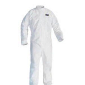 Kimberly-Clark Professional* X-Large White KleenGuard* A30 SMS Disposable Breathable Splash And Particle Protection Bib Overalls/Coveralls