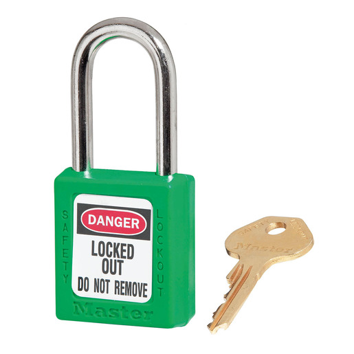 Master Lock® Green Thermoplastic Zenex™ 6 Pin Tumbler Padlock Steel Shackle 1 Master Lock® Green Thermoplastic Zenex™ 6 Pin Tumbler Padlock Steel Shackle