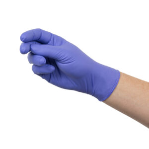 Microflex® X-Large Blue 9.645" Supreno® SE 4.3 mil Nitrile Ambidextrous Non-Sterile Medical Grade Powder-Free Disposable Gloves With Textured Finger Tip Finish, Standard Examination Beaded Cuff And Polymer Coating