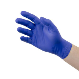 Microflex® Large Custom Blue 9.055" UltraForm® 2 mil Latex-Free Nitrile Ambidextrous Non-Sterile Exam Grade Powder-Free Disposable Gloves With Textured Finger Tip Finish And Beaded Cuff (300 Each Per Box)