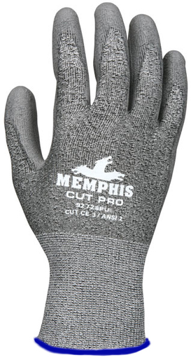 Memphis Glove Medium Gray Memphis Cut Pro™ 18 Gauge HPPE Cut Resistant Gloves With Knit Wrist And Polyurethane Coating 1 Memphis Glove Medium Gray Memphis Cut Pro™ 18 Gauge HPPE Cut Resistant Gloves With Knit Wrist And Polyurethane Coating