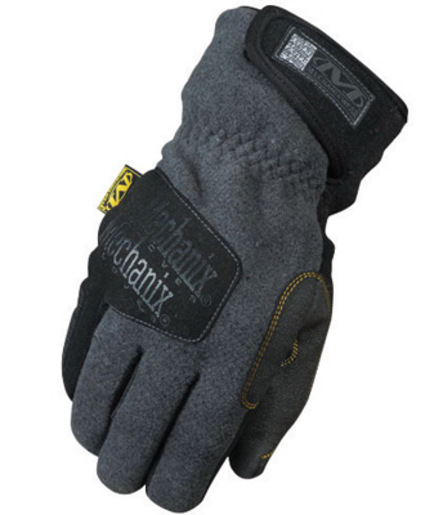 Mechanix Wear® Large Gray Fleece Lined Cold Weather Gloves With Double Reinforced Thumb, Hook And Loop Wrist Closure, Wind-Resistant Barrier And Rubberized Palm 1 Mechanix Wear® Large Gray Fleece Lined Cold Weather Gloves With Double Reinforced Thumb, Hook And Loop Wrist Closure, Wind-Resistant Barrier And Rubberized Palm