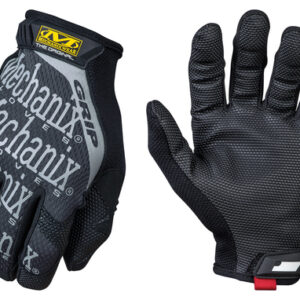 Mechanix Wear® Medium Black The Original® Grip Full Finger Synthetic Leather Mechanics Gloves With Hook And Loop Cuff, Reinforcement Panels