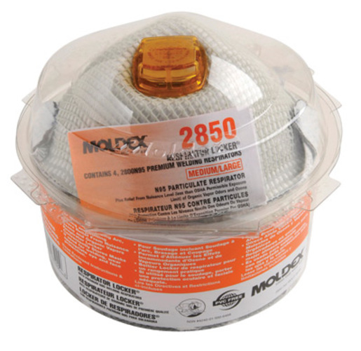 Moldex® Large N95 Disposable Particulate Respirator With Ventex® Exhalation Valve 1 Moldex® Large N95 Disposable Particulate Respirator With Ventex® Exhalation Valve