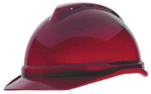MSA Red V-GardĀ® 500 Polyethylene Slotted Cap Style Hard Hat With Fas TracĀ® 4 Point Ratchet Suspension 1 MSA Red V-GardĀ® 500 Polyethylene Slotted Cap Style Hard Hat With Fas TracĀ® 4 Point Ratchet Suspension