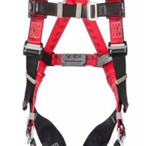 MSA Standard TechnaCurv® Full Body/Vest Style Harness With Qwik-Fit™ Chest Strap Buckle, Tongue Leg Strap Buckle And 1 Back D-Ring