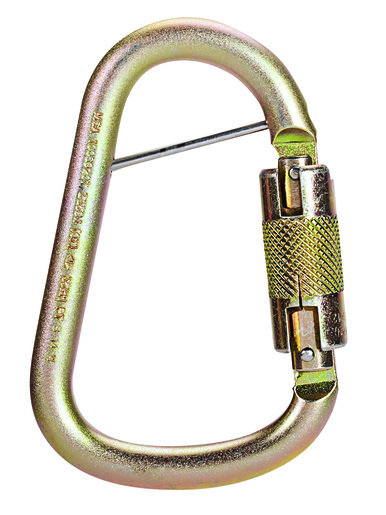 MSA 1" Auto-Locking Steel Carabiner