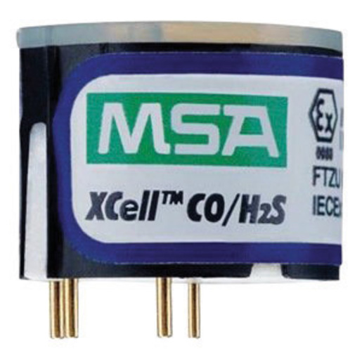 MSA Replacement Duo-Tox (Hydrogen Sulphide And Carbon Monoxide) Sensor With Alarms @ 10/1700 PPM For Use With ALTAIR® 4X/5X Multi-Gas Detector