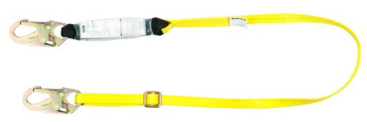 MSA 6' Workman® Single-Leg Energy-Absorbing Lanyard With 36C Snap Hook Harness And Anchorage Connections