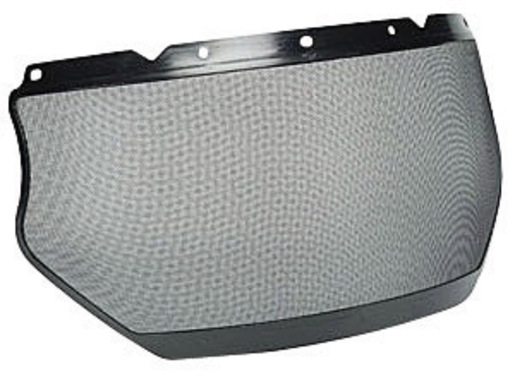 MSA® V-Gard® 8" X 17" Epoxy Coated Steel Mesh Faceshield With Plastic Edge For Use With Earmuffs
