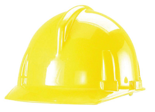 MSA Yellow TopGard® Polycarbonate Cap Style Hard Hat With 1 Touch® 4 Point Pinlock Suspension