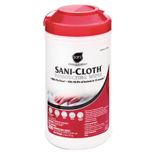 Nice Pak® 7 1/5" X 5 3/8" Sani-Cloth® Disinfectant Wipe (200 Per Carton)