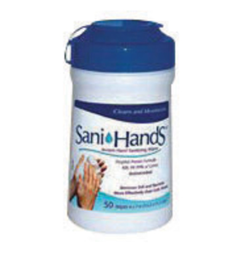 Nice Pak® Sani-Hands® Instant Hand Sanitizing Wipes 150 Count Canister