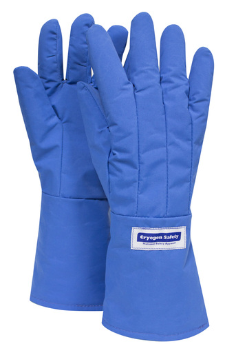 National Safety Apparel® Medium 3M™ Scotchlite™ Thinsulate™ Lined Nylon Taslan And PTFE Mid-Arm Length Waterproof Cryogen Gloves