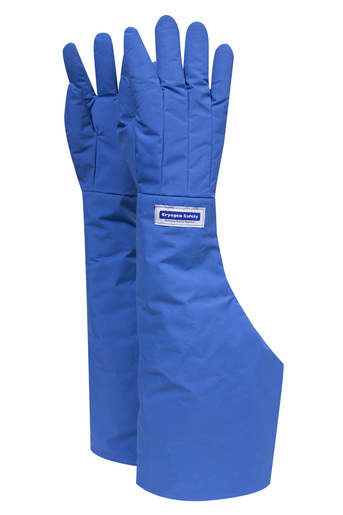 National Safety Apparel® Medium 3M™ Scotchlite™ Thinsulate™ Lined Nylon Taslan And PTFE Shoulder Length Waterproof Cryogen Gloves