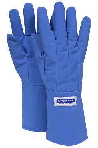 National Safety Apparel® Large 3M™ Scotchlite™ Thinsulate™ Lined Nylon Taslan And PTFE Mid-Arm Length Waterproof Cryogen Gloves