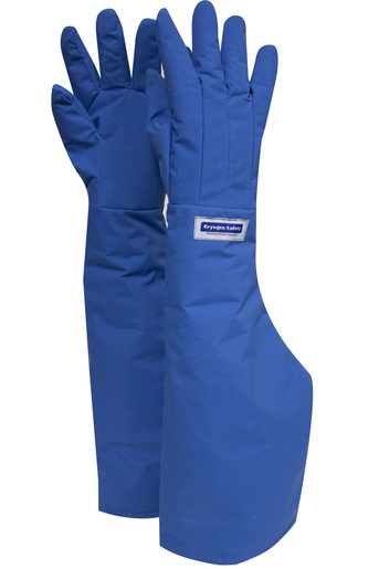National Safety Apparel® Large 3M™ Scotchlite™ Thinsulate™ Lined Nylon Taslan And PTFE Shoulder Length Waterproof Cryogen Gloves