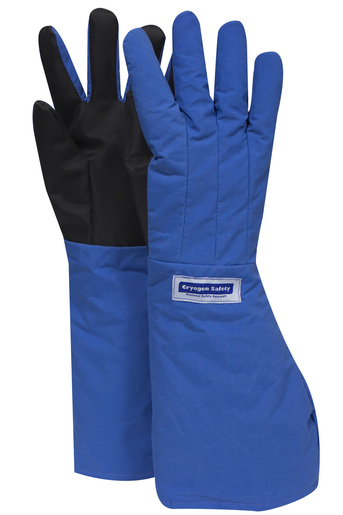 National Safety Apparel® Large 3M™ Scotchlite™ Thinsulate™ Lined Nylon Taslan And PTFE Elbow Length Waterproof Cryogen Gloves With Safer Grip™ Palm And Thumb