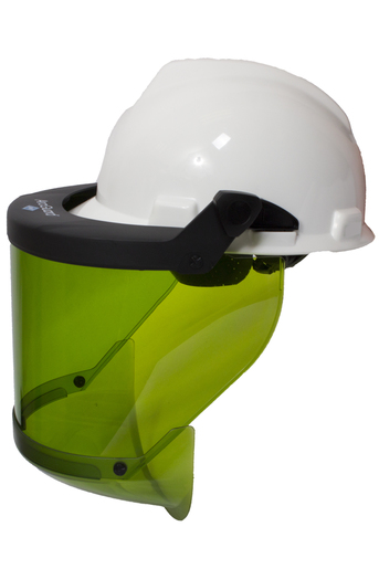 National Safety Apparel® ArcGuard® Green 12 cal/cm² HRC 2 Faceshield With Hard Hat