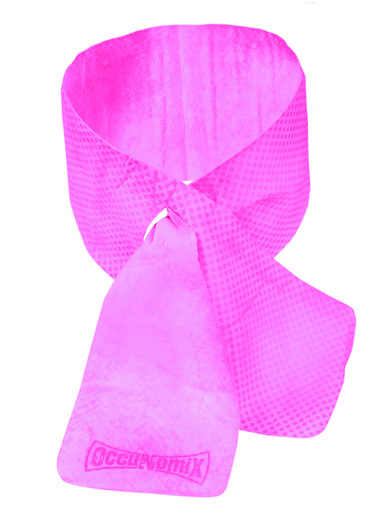 OccuNomix 31 1/2" X 4" Pink Miracool® Light Weight Cooling Neck Wrap