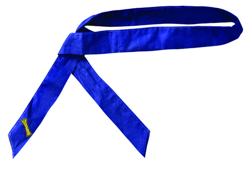 OccuNomix Blue Denim MiraCool® Cotton Headband With Tie Closure