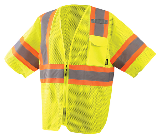 OccuNomix 2X Yellow Polyester/Mesh Economy Vest