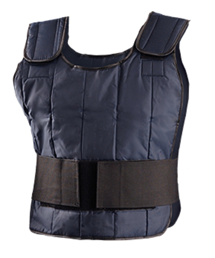 OccuNomix One Size Fits All Navy Cotton Cooling Vest With Spare Cooling Packs And Adjustable Mid Section/Shoulders