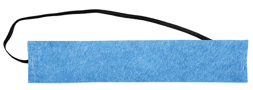 OccuNomix Blue 100% Polyester Original Soft Disposable Sweatband (25 Per Pack)
