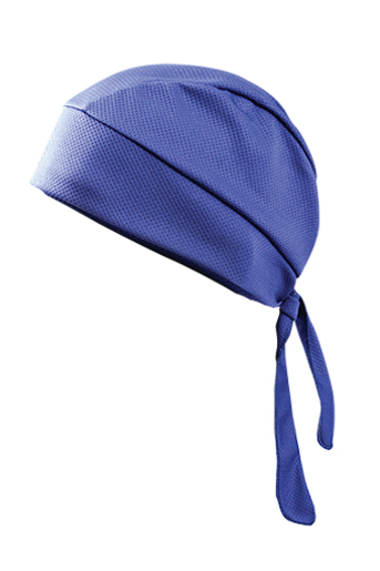 OccuNomix Navy Polyester Cooling And Wicking Skull Cap With Tie Closure