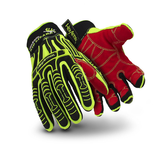 HexArmor® Size 10 Rig Lizard® Clute Cut TP-X® And Impact Exoskeleton™ Reusable Cut Resistant Gloves With SlipFit® Cuff And Ir-x® Guard Between Thumb And Index Finger