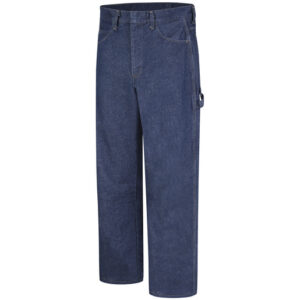 Bulwark® 32" X 34" Blue Denim Cotton Denim Excel FR® Flame Resistant Pants With Button Closure