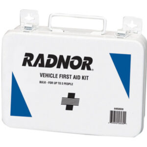 Radnor® 3 Person Vehicle First Aid Kit In Metal Case